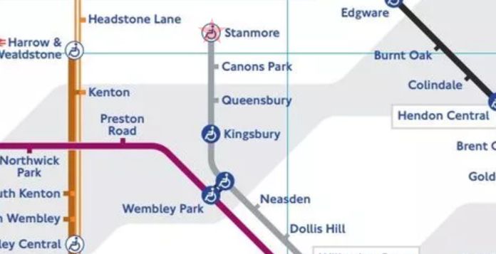 Stanmore Underground Map